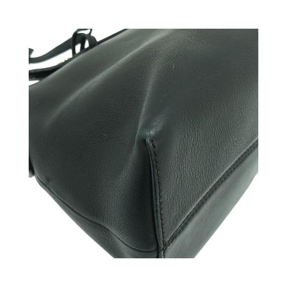 Pre Loved Fendi Sleek  Leather Handbag with Zippered Pockets - Picture 5 of 15